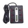 Multi-port USB Power Strip with Extension Cord and UK Plug for Home Use