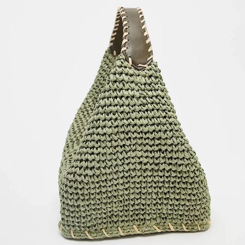 NEW Woven Summer Fashi Straw Bag Beach Holiday Crossbody Bag Shopping Shoulder Handbag Messenger Bag