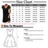 Ladies Casual Positioning Print V-Neck Lace Panel Short Sleeve Dress