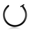 5PCS Fashion Stainless Steel Nose Rings Lip Ring Sexy Faux Septum Rings Fake Piercing Women Man Unisex Earring Studs Jewelry