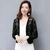 Lace Shawl Female Plus Size Cardigan Spring Summer Thin Coat Korean Version Sunscreen Air -conditioned Shirt
