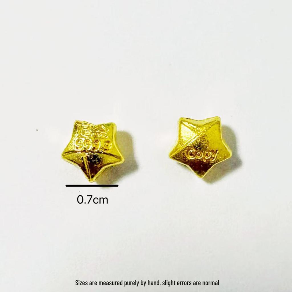 Alloy Little Star DIY Jewelry Accessories: Lucky Star Treasure Pot Photo Frame and Decorative Painting Ornaments.