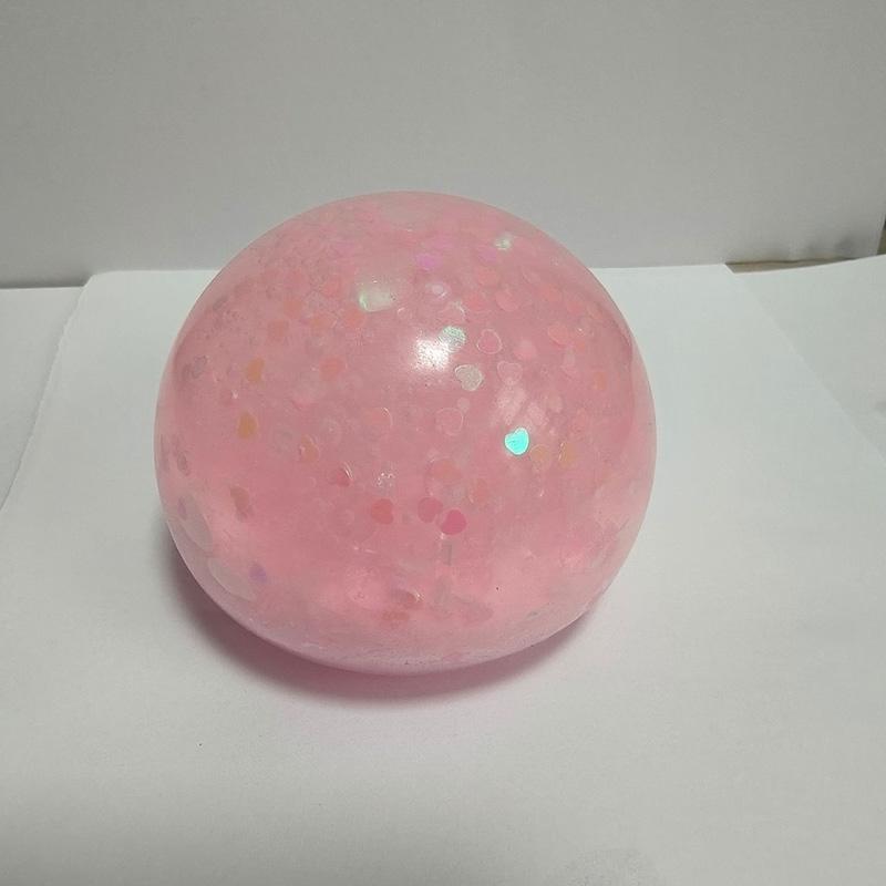 Shapeable Squishy Stress Ball Crunchy Non-Bounce Squeeze Fidget Toy Asmr Sound Anti-Anxiety Sensory Toy For Adults