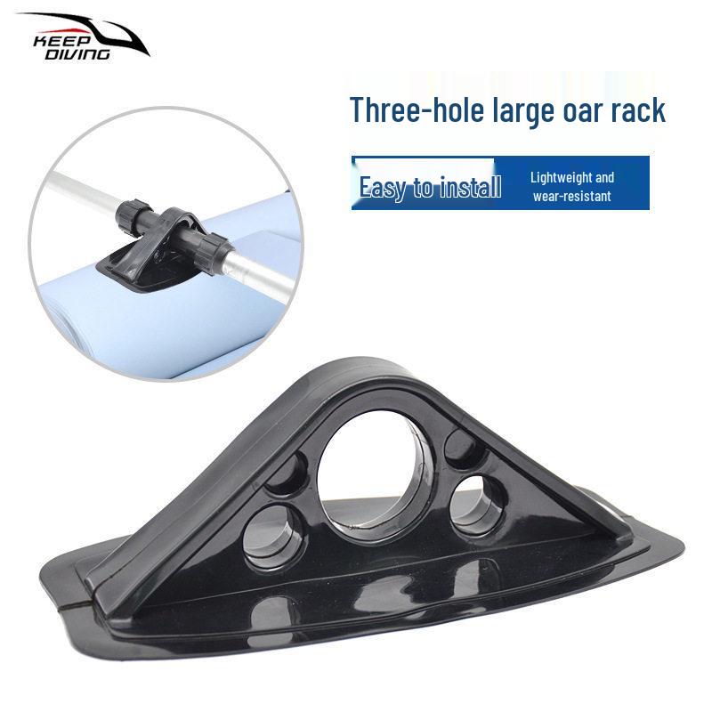 

Inflatable Rubber Dinghy with Three-Hole Oar Holder and Sunshade Bracket Three-hole Oar Holder