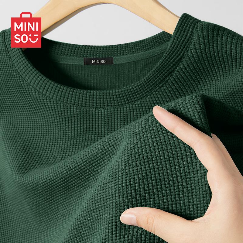 MINISO Men's 2026 Casual Loose Short Sleeve T-Shirt