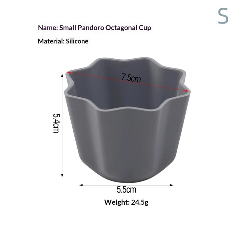 

Силиконовая форма пищевого качества Восьмиугольная Антипригарные Инструменты для выпечки Для приготовления Мусса, Пудинга, Выпечки и Десертов S серый