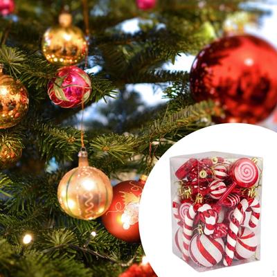 30 Pieces Christmas Candy Cane Ornaments,Home Hanging Ornament,Christmas Decoration, for Year