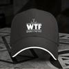 New 1 Item, Adjustable Sandwich Baseball Cap About "WTF WHERE'S THE FISH", Lightweight Printed Women'S Hat, "Fishing Enthusiast"