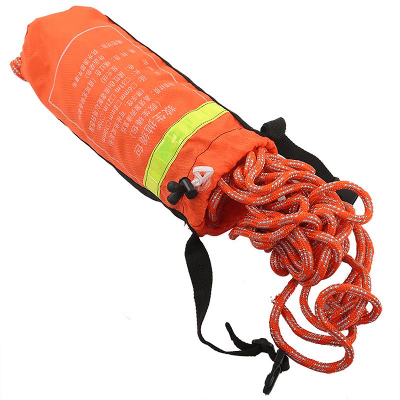BangGu Fluorescent Reflective Floating Rescue Throw Rope Bag (8mm x 16m)