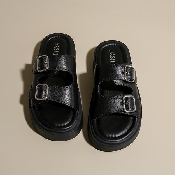 Fashion Beach Shoes Woman's Slippers Platform Luxury Slides Sabot 2025 Soft Summer Designer Fashion Slippers Casual Summer Women's Shoes