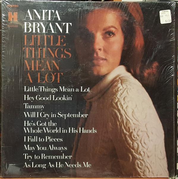 

LP Record ANITA BRYANT Little Things Mean A Lot HS11330 Harmony Canada CountryFolk Used