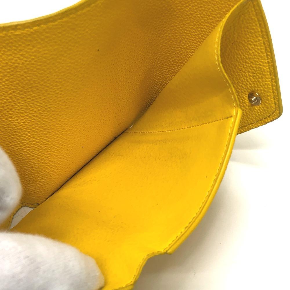 Louis Vuitton M14156 Portefeuille-Victorine Trifold wallet Leather Ginkgo Yellow