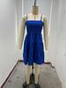 2024 One-Shoulder Solid Color Textured Dress - Versatile Summer Women's Fashion