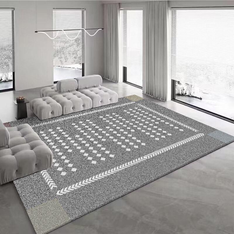 Fashionable and high-end carpet, living room sofa and coffee table carpet, light luxury Nordic minimalist carpet