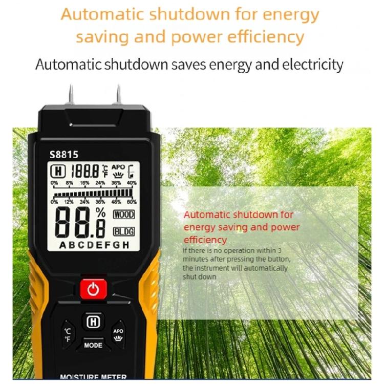 High Accuracy Wood Moisture Meter With LCD Digital Display Portable ABS Body For Construction Projects Home Renovators