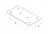 Pp16 Mounting Plate 160*80*2.0Mm