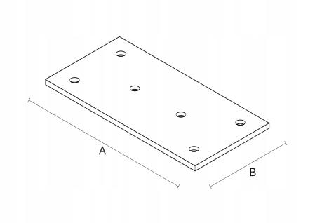 Pp16 Mounting Plate 160*80*2.0Mm