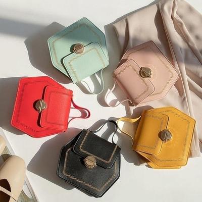 New Solid Color PU Leather Shoulder Messenger Handbags Women Flap Crossbody Bags Candy Colors Single Shouder Bag
