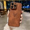 Luxury Cortex Deer Matte Phone Case For For Iphone 11 12 13 14 15 16 Pro Max Plus X Xs Max XR Bumper Cases Back Cover