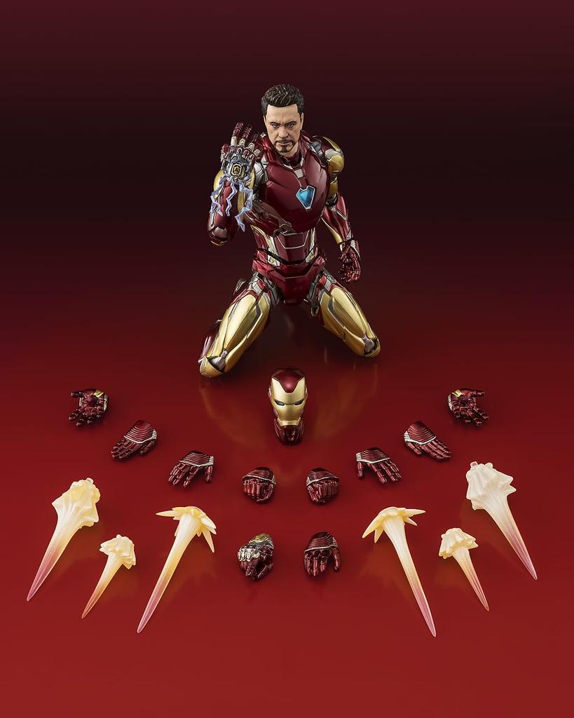 Tamashii Nations S.H. Figuarts Avengers Endgame Iron Man Mark 85 Articulated Figure 155mm ABS PVC Die-cast Painted