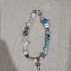 Phone Charms Beaded Phone Chain Hanging Cord Mobile Lanyard Phone Strap  Women Girls