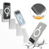 For iPhone 17 Air Clear Phone Case Compatible with MagSafe TPU+Acrylic Back Cover