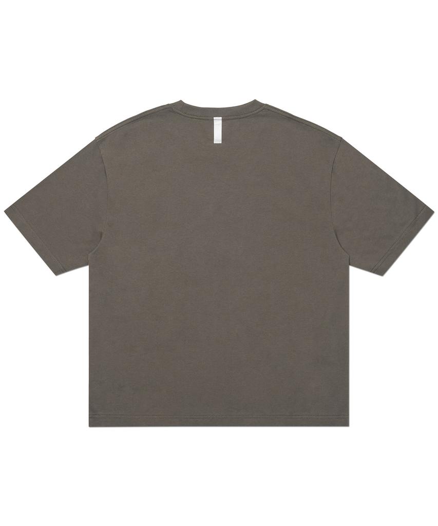 Nomaenyueol Nm Plain Crop T-Shirt - Charcoal