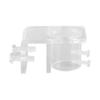 Aquarium Water Pipe Clamp Professional High Transmittance Acrylic Fish Tank Pipe Clip for Fish Tank Aquarium Single
