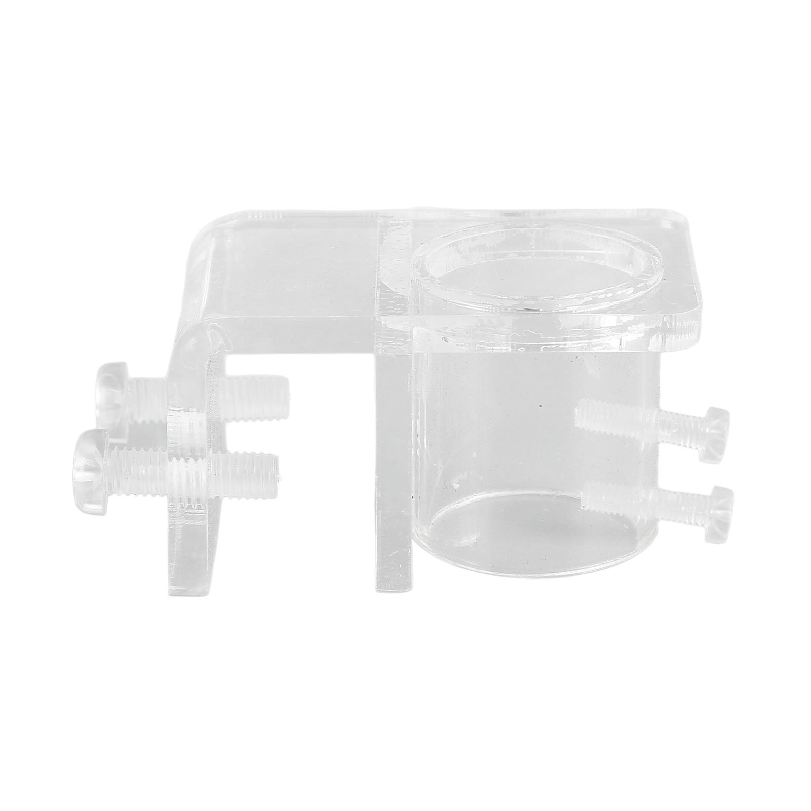 

Aquarium Water Pipe Clamp Professional High Transmittance Acrylic Fish Pipe Clip for Fish Aquarium