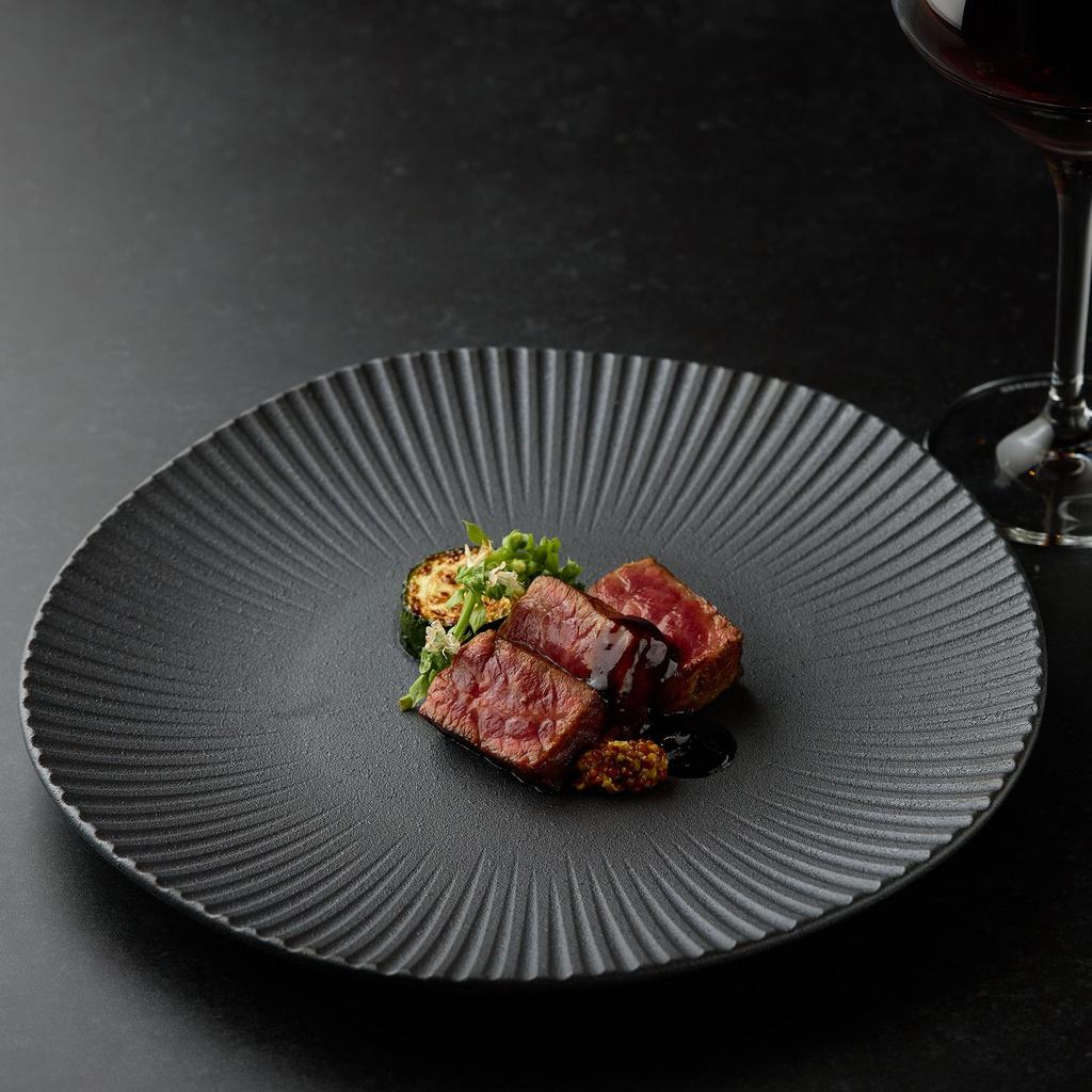 [ware hendey] Oval, Shatterproof Plate, Made in Japan, Premium Black, Heat-Resistant (240°C), Dishwasher-Safe, Microwave-Safe, High-Durability,