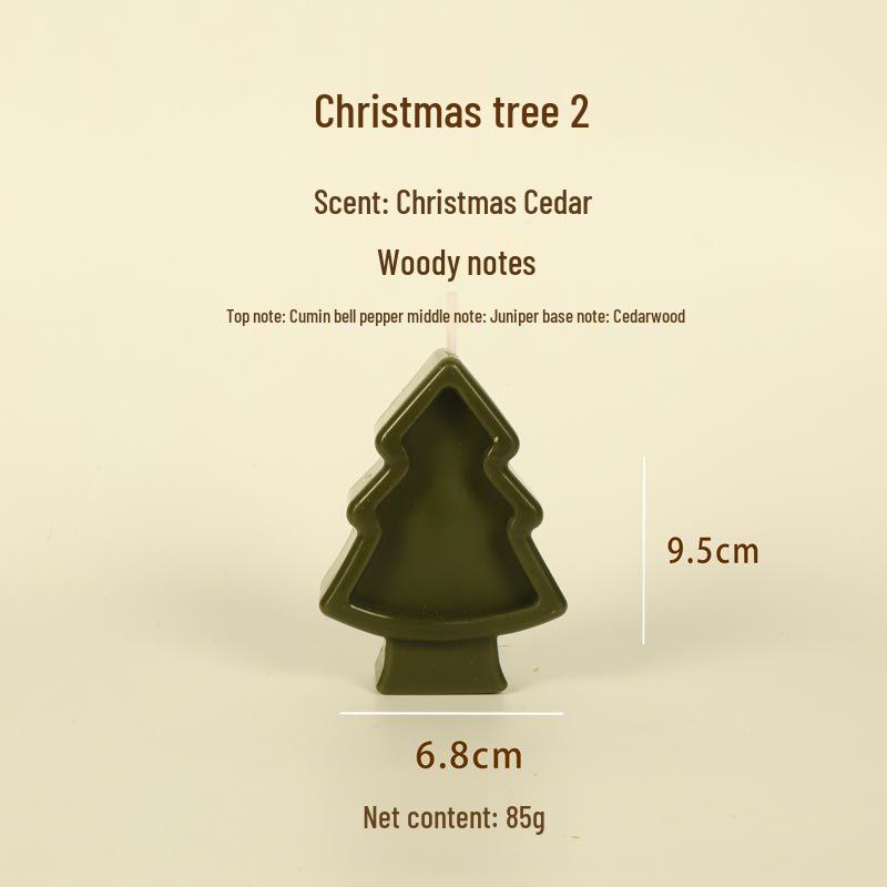 Christmas Scented Atmosphere Candles and Imitation Ornament Gifts