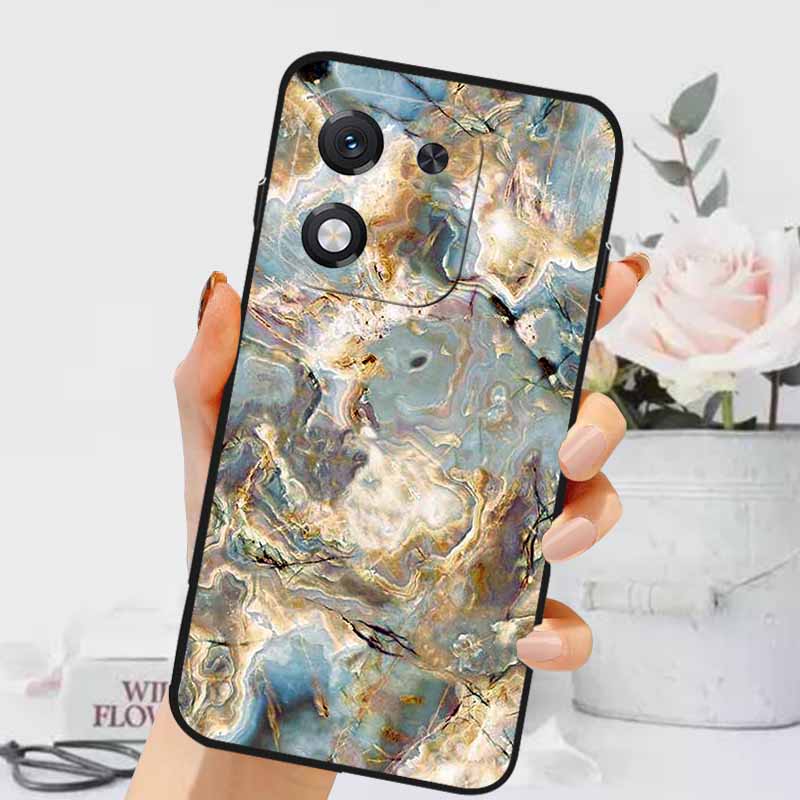 For Honor X70i 5G Case Luxury Marble Silicone Soft Phone Covers for Honor X70i 5G Protective TPU Back Shells ABR-AN00 Coque Capa