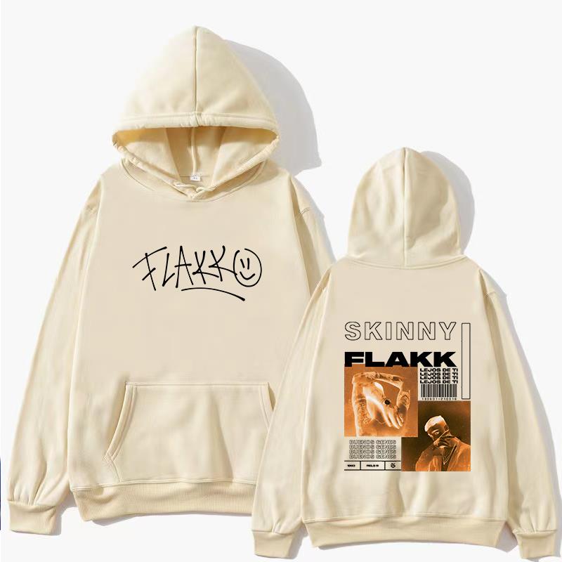 2025 Autumn/Winter Rels B Skinny Flakk Merch Hoodie Men's and Women's Long Sleeve Hoodie Hip Hop Gothic Warm Sweatshirt Harajuku