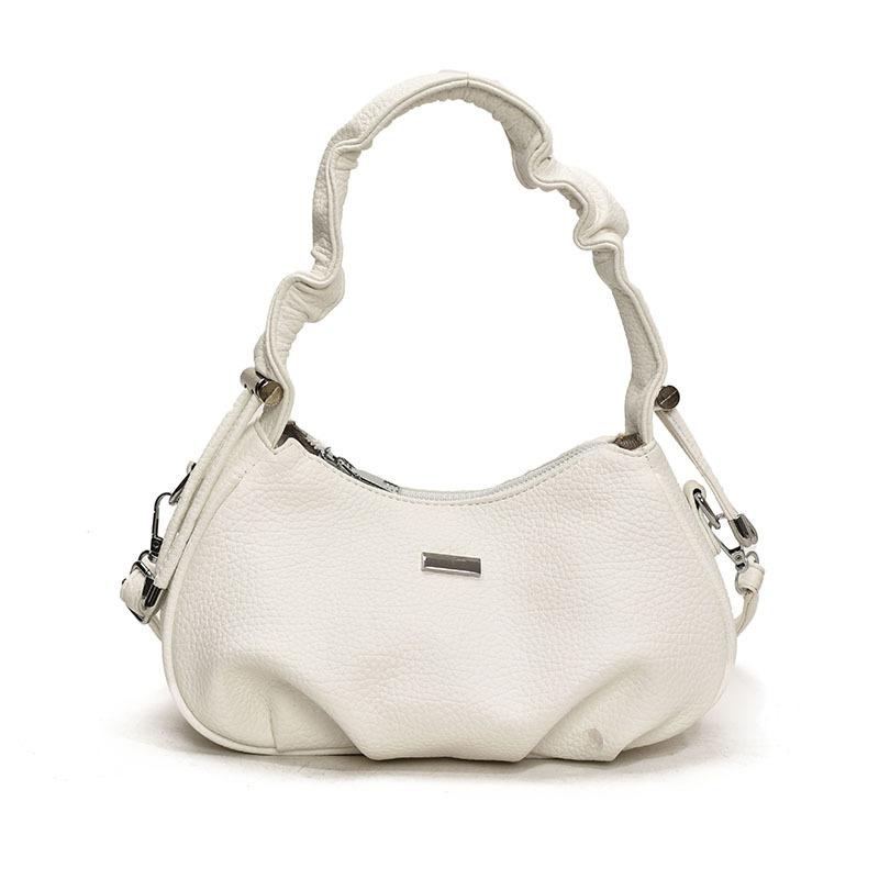 

Folded crossbody dumpling bag women s summer new fashion simple shoulder bag texture trendy portable women s bag