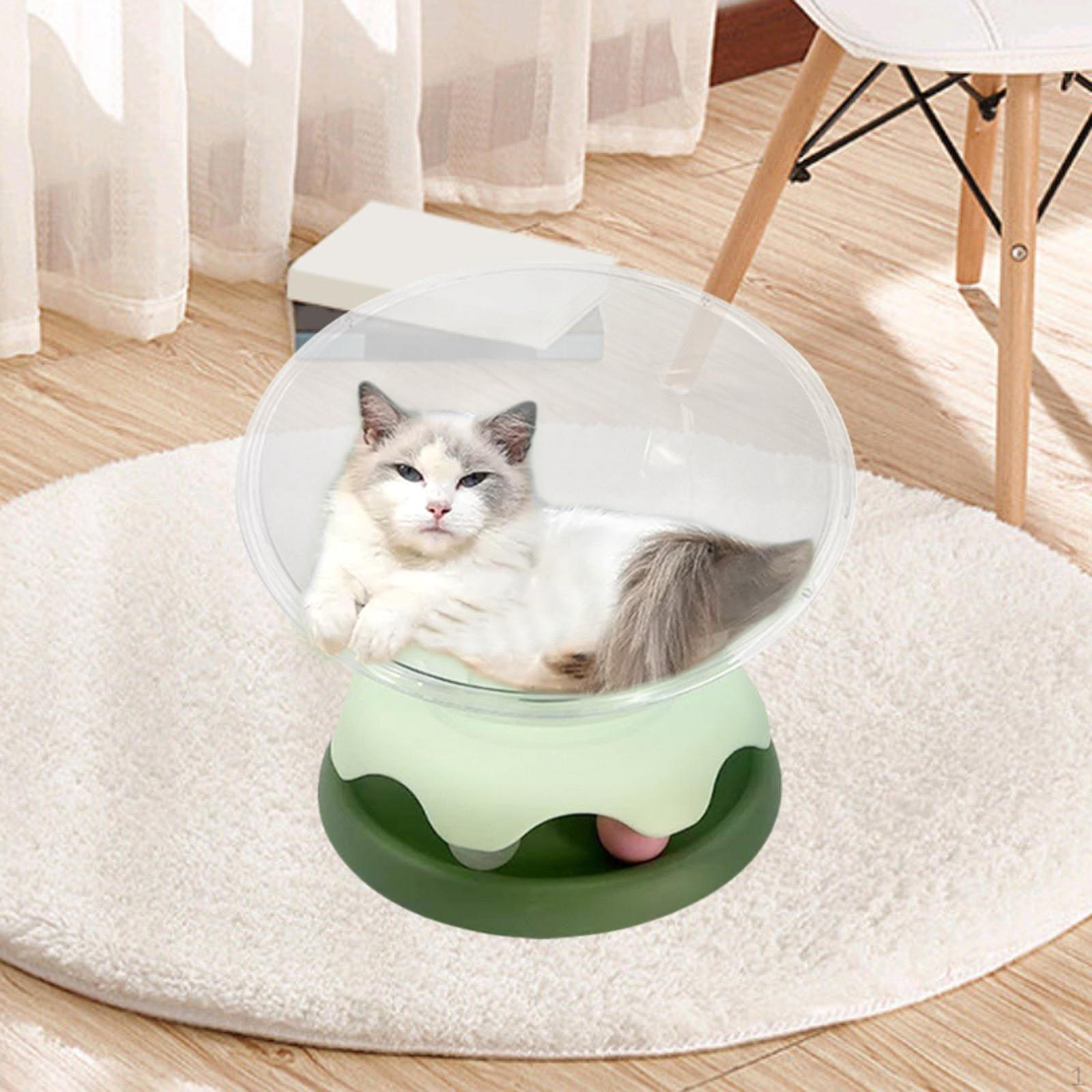 

Капсула Кровать для кошек Гамак Полукруглая будка Гнездо для котенка Играющий котенок Green Small