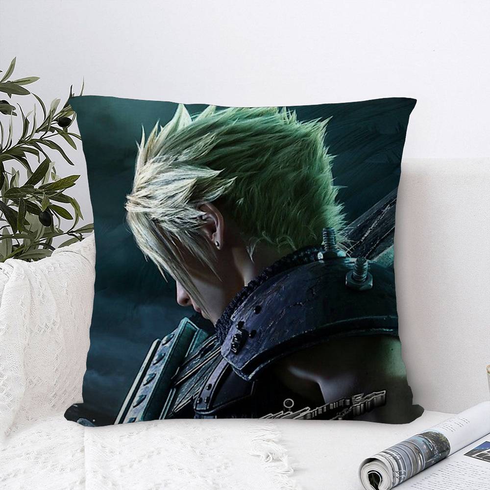 Game F-Final-F-Fantasy Cushion Cover Decorative Pillow Sofa Home Decor Case Pillow Cases