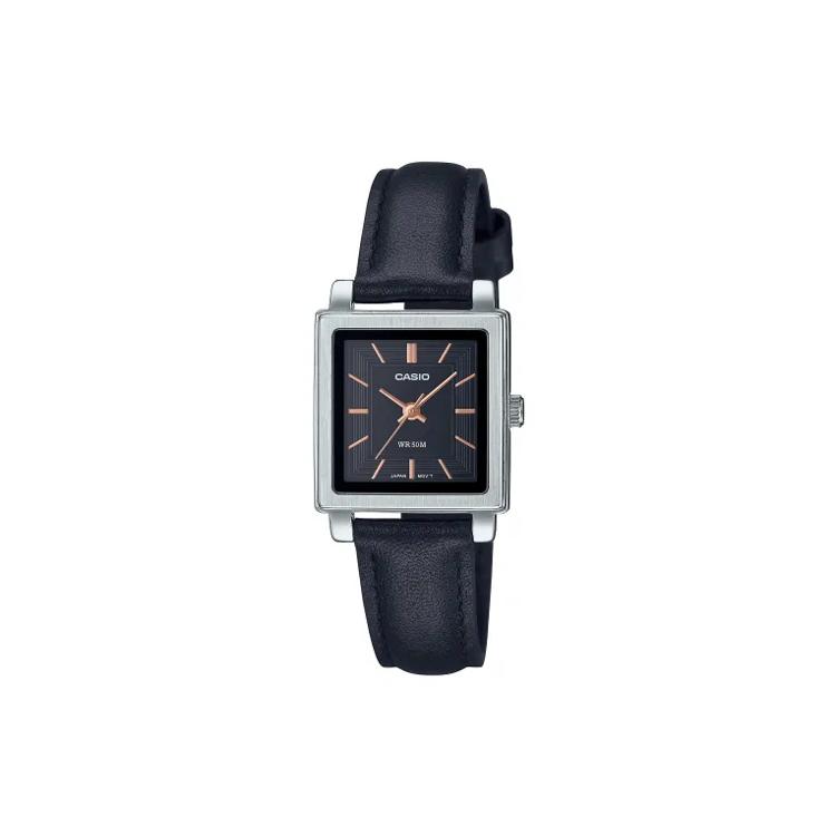 

CASIO Women s Standard Series Black Watch LTP-E176L-1A LTP-E176L-1A Black Dial