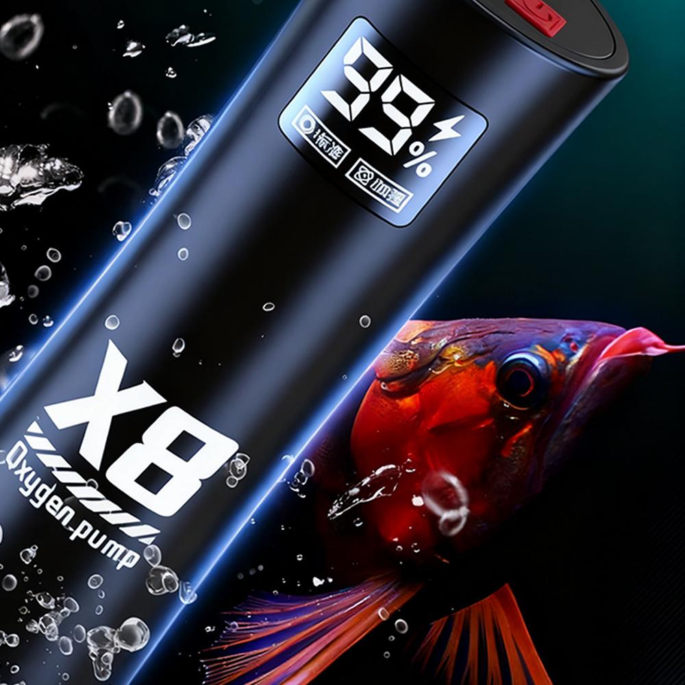 Aquarium Fish Tank Oxygen Pump Charging Dual-Purpose Air Pump Usb Lithium Battery Household Portable Fishing Oxygen Air Pump