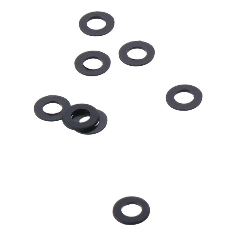 

100PCS Black Nylon Washers M5 x 10mm x 1mm Ring Washers Durable Sealing Gaskets Spacers