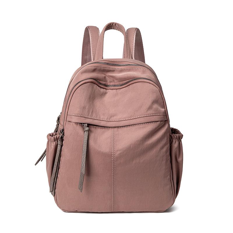 Easy To Take Schoolbag Backpack Female Fashion Oxford Cloth Simple College Student Sen Department Literary Backpack