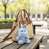 Stuffed Animal Hippos Plush Keychain PP Cotton Purple Hippos Plush Toy  Backpack Decoration
