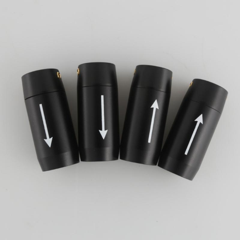 4Pcs/set Aluminium Y Splitter Speaker Wire Connector Sound Power Cable Wire Adapter Plug for Home Theater Systems