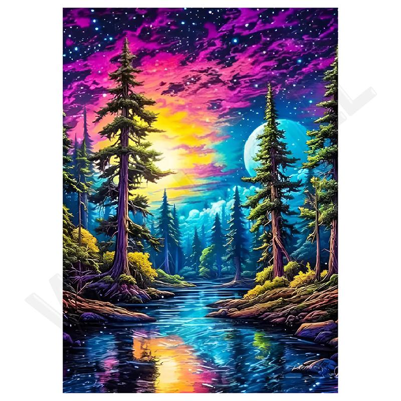 5D Diy Diamond Paintings Kits New 2025 Accessories 30x40 Cm Wall Art Diamond Art Painting Kits Embroidery Full Crystal Mosaic