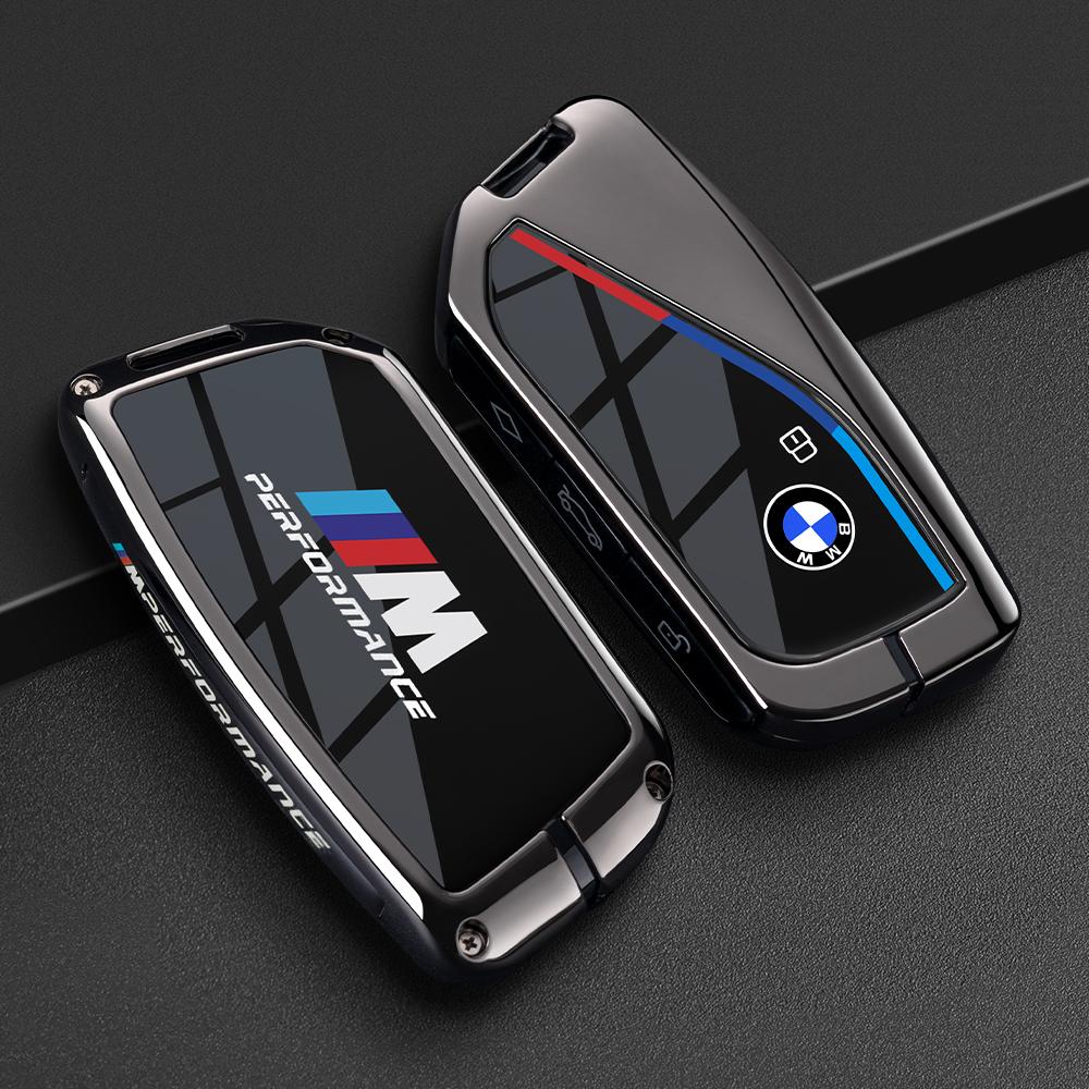 Alloy+TPU Car Remote Key Case Cover Shell Protector Accessory For BMW 7 Series G70 G09 XM U06 G81 M3 I7 X7 G07 LCI IX I20 X1 U11