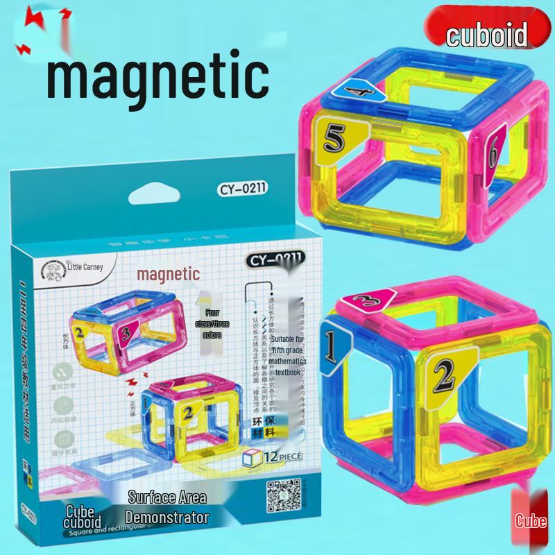 Kani Демонстратор площади поверхности магнитных кубов и параллелепипедов