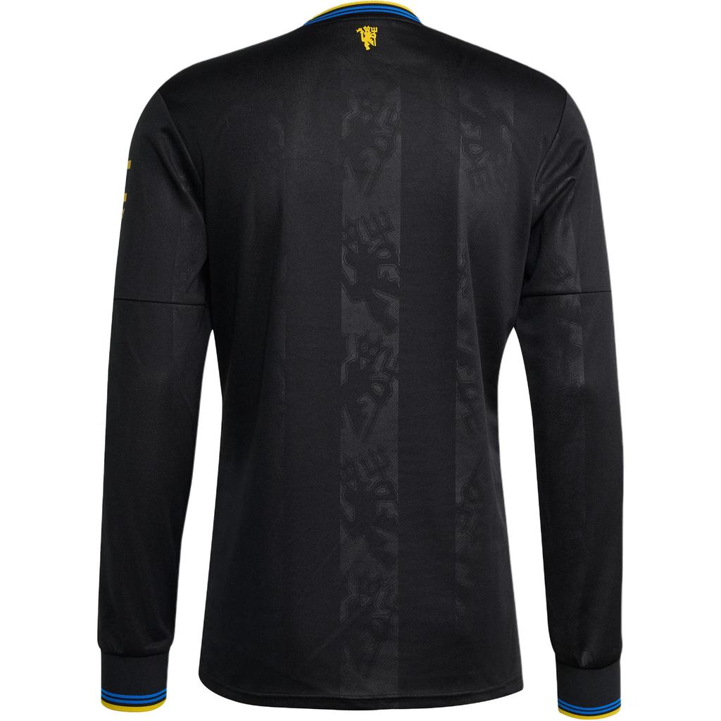 adidas Men's Manchester United 25/26 Third Long Sleeve Jersey Black KD4226