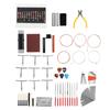 Guitar Repairing Tools Kit Professional Maintenance Bridge Pins Hex Wrench Files Accessories