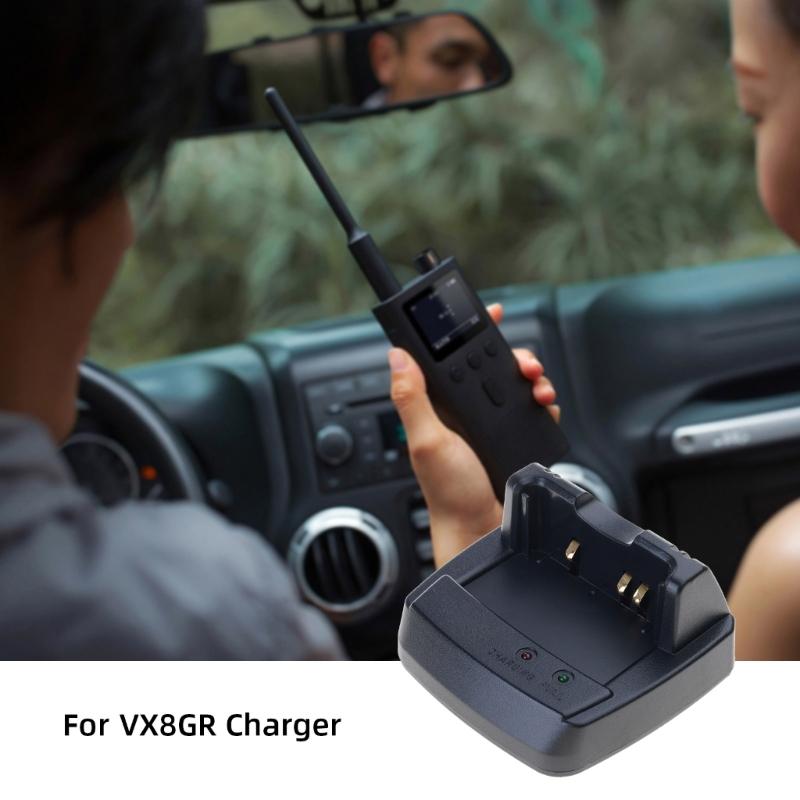 Desk Rapid Charger 8.4V Charging Adapter for VX-8GR VX-8DR FT-1DR FT-1XDR FT-2DR FT-3DR Handheld Radio Accessories