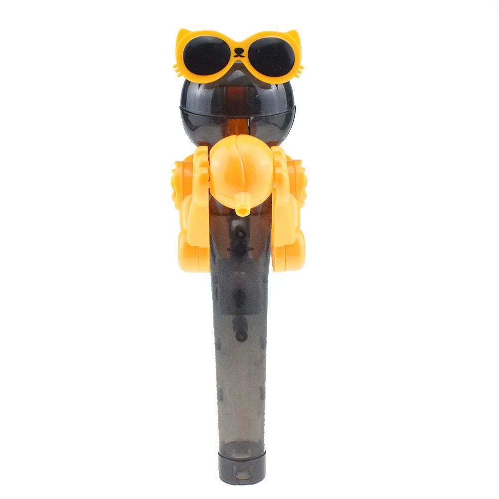 1pc Creative Lollipop Robot Holder Dinosaur Eat Lollipop Pop Ups Case Candy Storage Cool Toy Party Favors Gifts for Kids