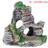 Mountain View Aquarium Rock Cave Tree Bridge Fish Tank Ornament Rockery Decor